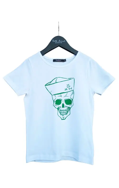 little marcel T-shirt mc Garçon AURELIEN BLANC