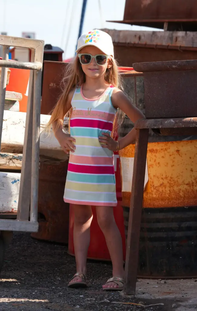 Little Marcel Robe Débardeur Enfant Fille ALINI MULTI 002FB