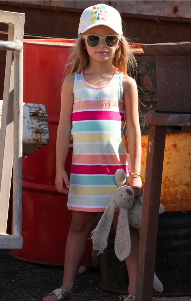 Little Marcel Robe Débardeur Enfant Fille ALINI MULTI 002FB