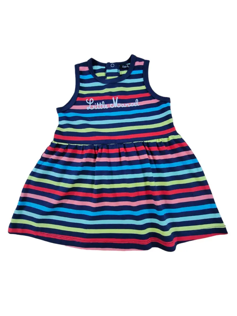 little marcel Robe Manches Courtes Bébé fille Multi FN