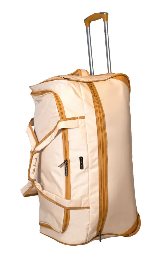 little marcel Sac De Voyage à Roulettes Souple Little Marcel Crème 53Cm
