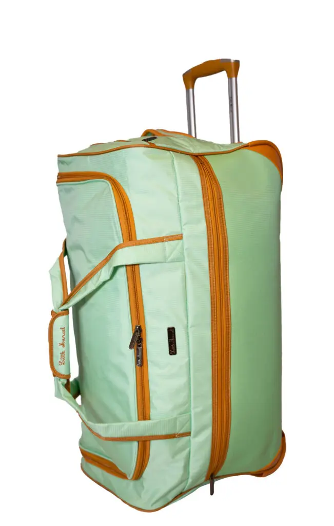 little marcel Sac De Voyage à Roulettes Souple Little Marcel Vert pastel 53Cm