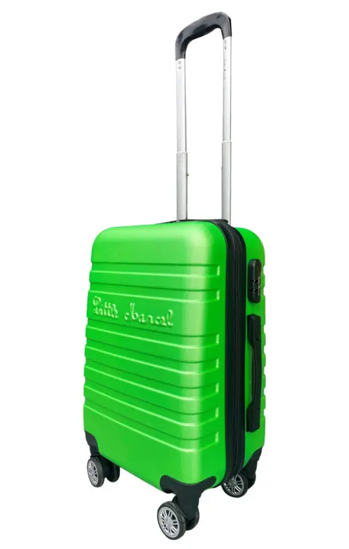 Little Marcel Set De X3 Valises Little Marcel Rigide ABS Vert Fluo