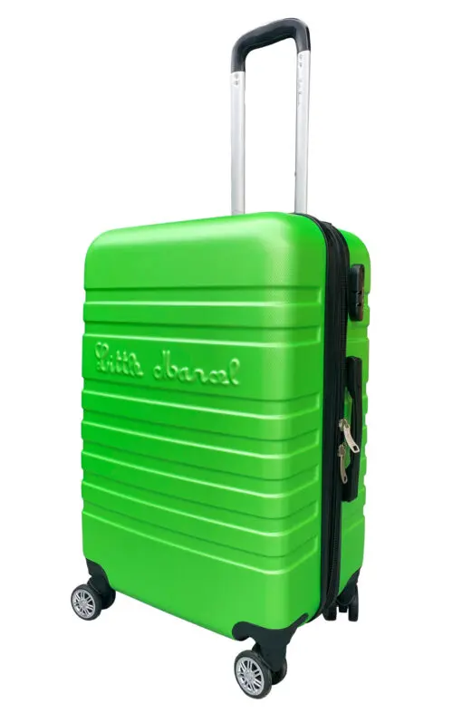 Little Marcel Set De X3 Valises Little Marcel Rigide ABS Vert Fluo