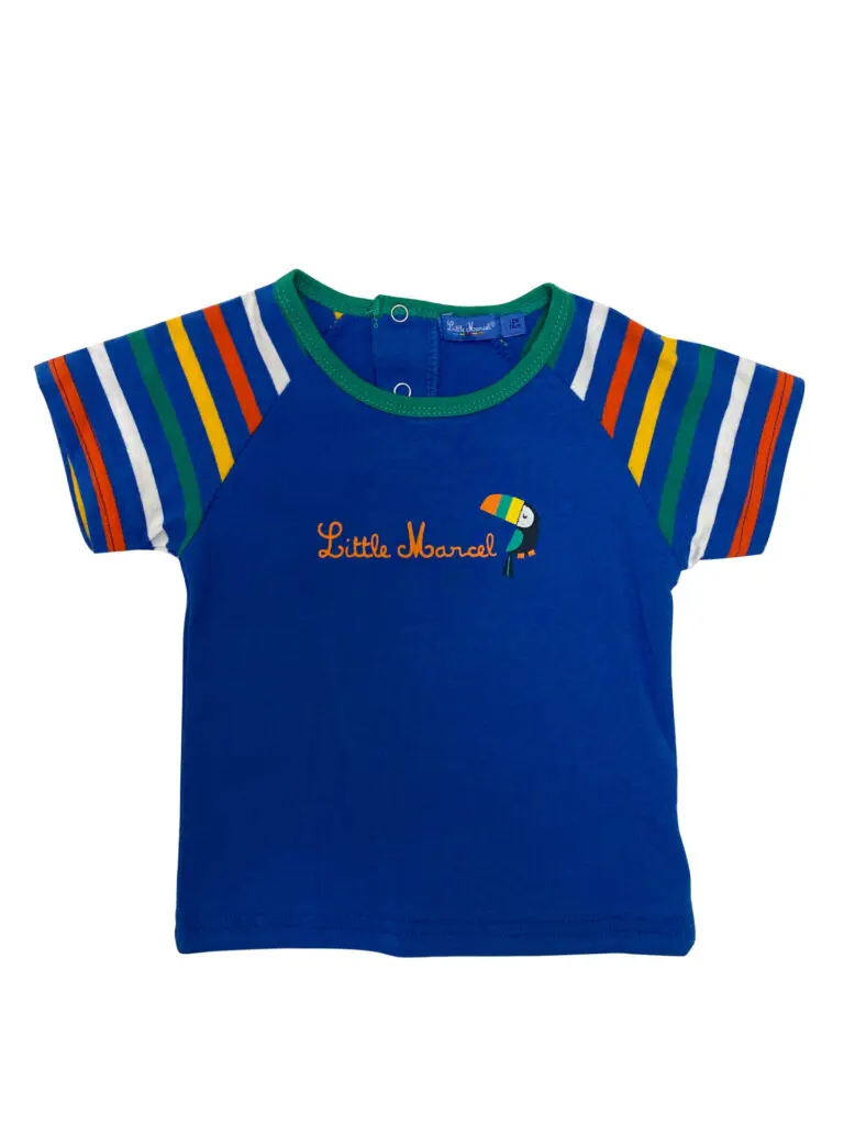 little marcel T-shirt manches courtes bébé garçon blue