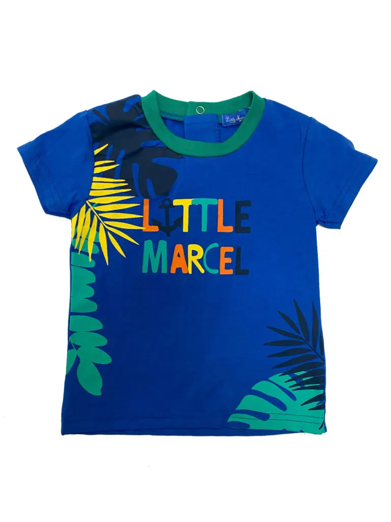 little marcel T-shirt manches courtes bébé garçon blue