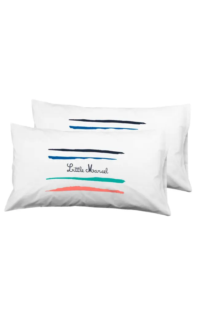 little marcel TAIE D’OREILLER COTON ALISSON CP MULTI 50X70 (2)