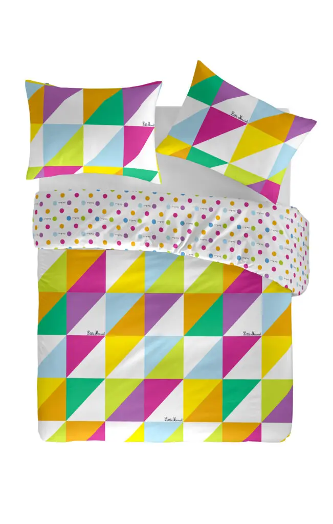 Little Marcel TAIE D OREILLER COTON PIRAMIDE 50X50 (2)
