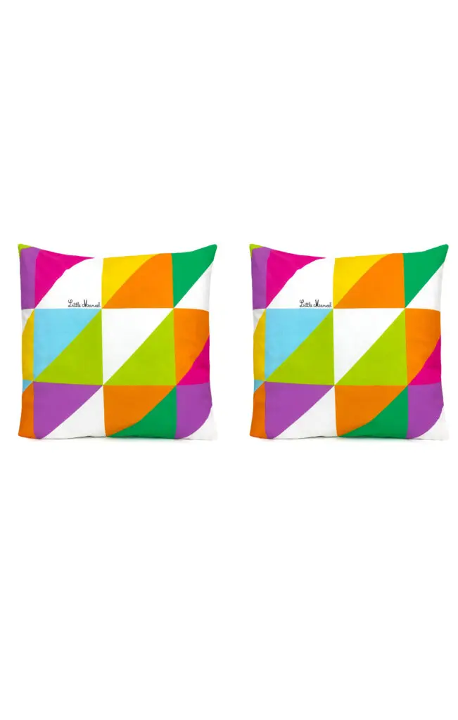 little marcel TAIE D OREILLER COTON PIRAMIDE 50X50 (2)