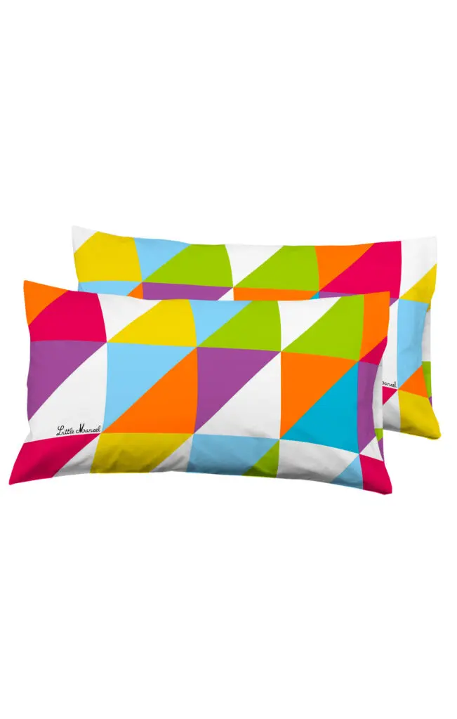 little marcel TAIE D OREILLER COTON PIRAMIDE 50X75 (2)