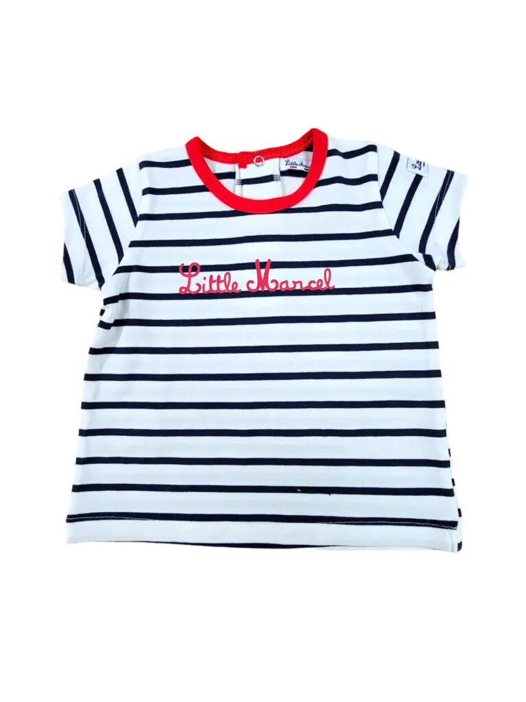 little marcel Tee-shirt Manches Courtes Bébé Marin bleu-marine
