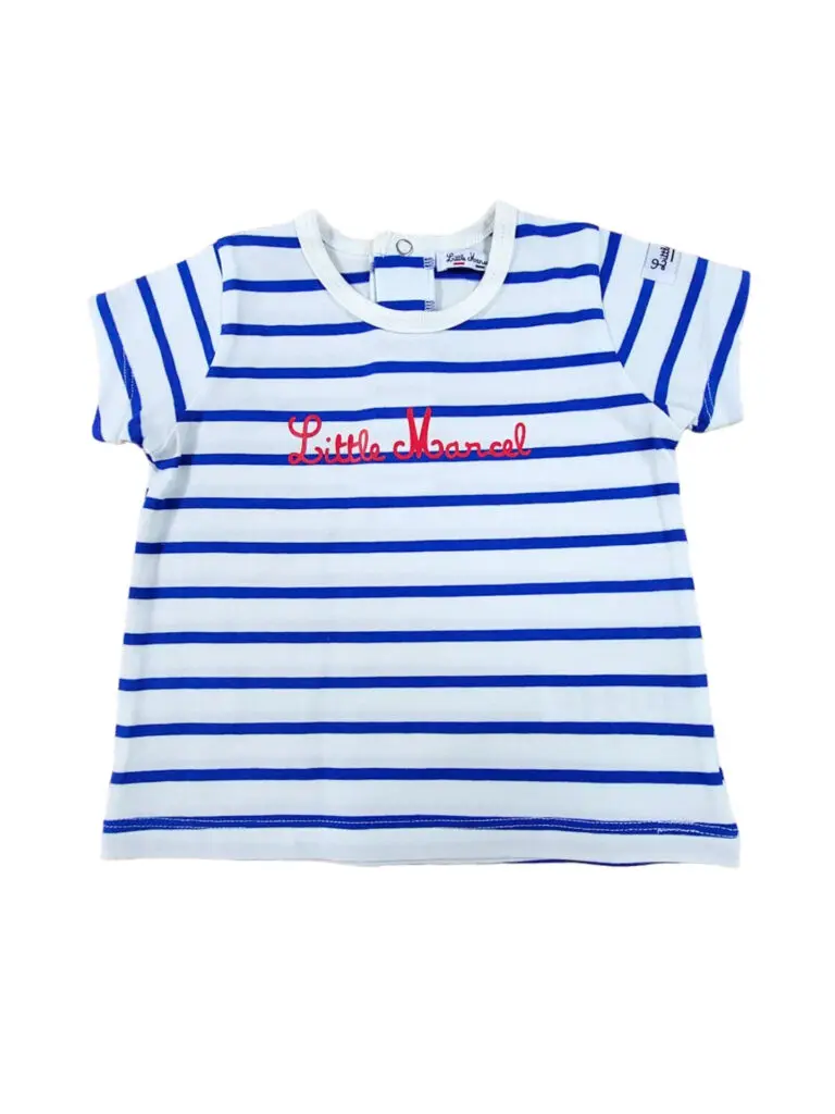 little marcel Tee-shirt Manches Courtes Bébé Marin bleu