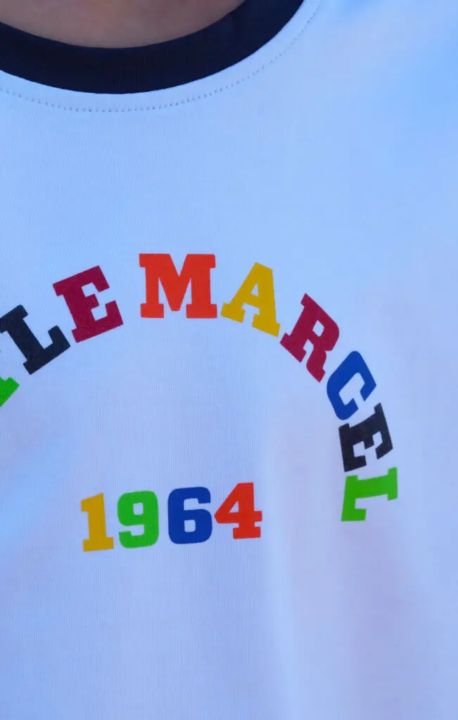 Little Marcel Tee-shirt Manches Coutes Enfant Garçon TICOLOR BLANC