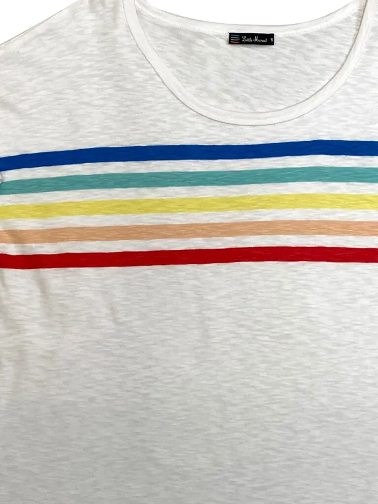 Little Marcel Top Oversize Manches Longues Femme TAIMA Blanc