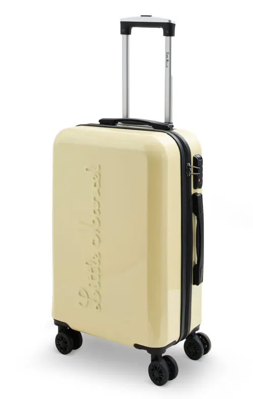 little marcel Valise Cabine 56 cm Little Marcel Rigide JAUNE PASTEL