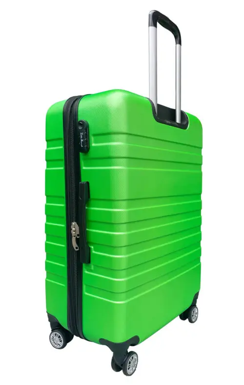 Little Marcel Valise Grande Taille 75 Cm Little Marcel Rigide ABS Vert Fluo
