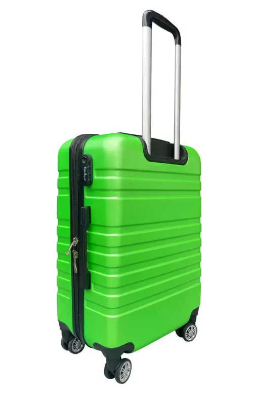 Little Marcel Valise Moyenne Taille 65 Cm Little Marcel Rigide ABS Vert Fluo