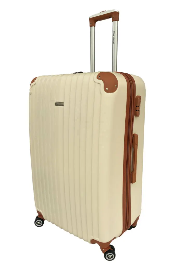 little marcel Valise Moyenne taille 65 cm Little Marcel Rigide ABS Crème