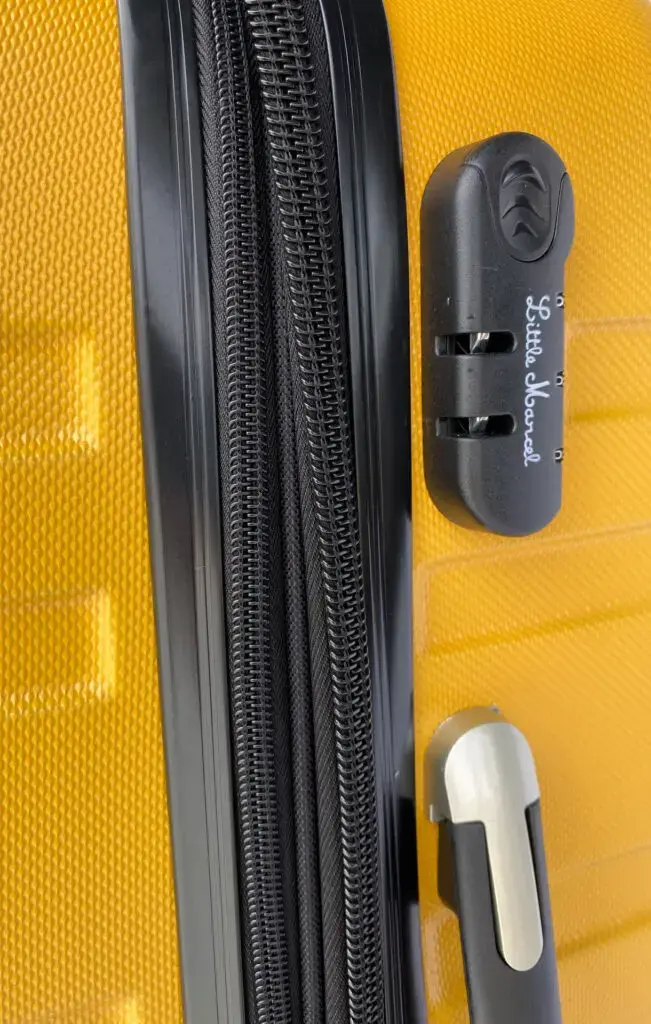 Little Marcel Valise Moyenne Taille 65 Cm Little Marcel Rigide ABS Jaune