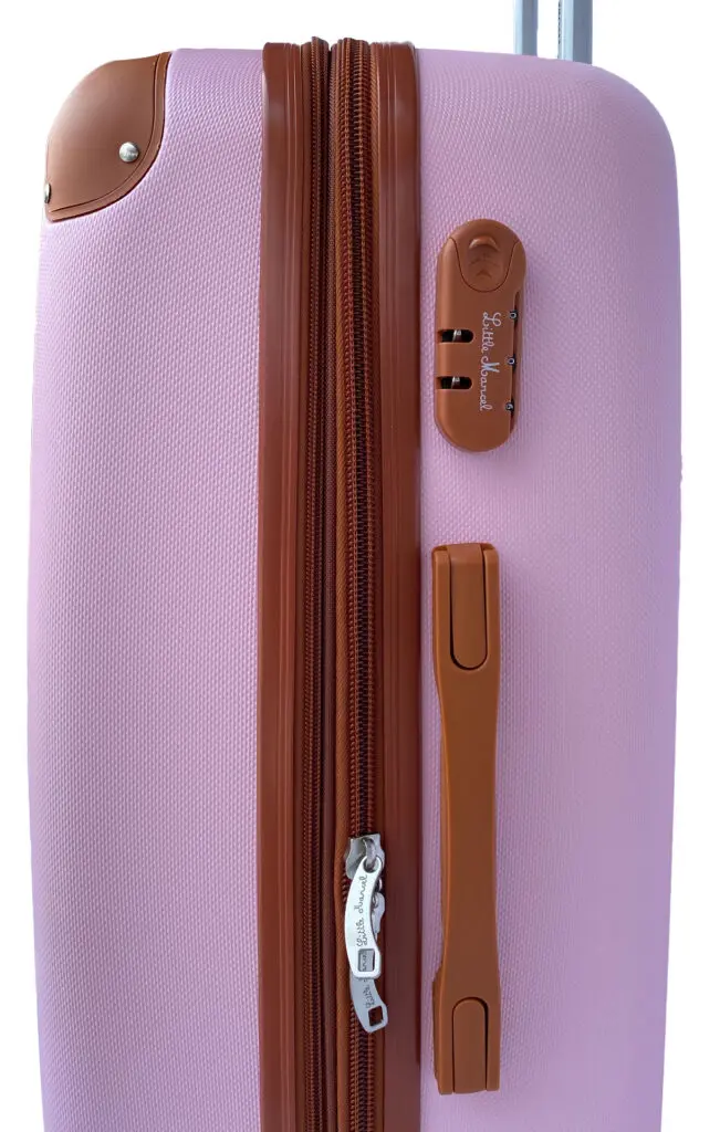 Little Marcel Valise Moyenne Taille 65 Cm Little Marcel Rigide ABS Rose