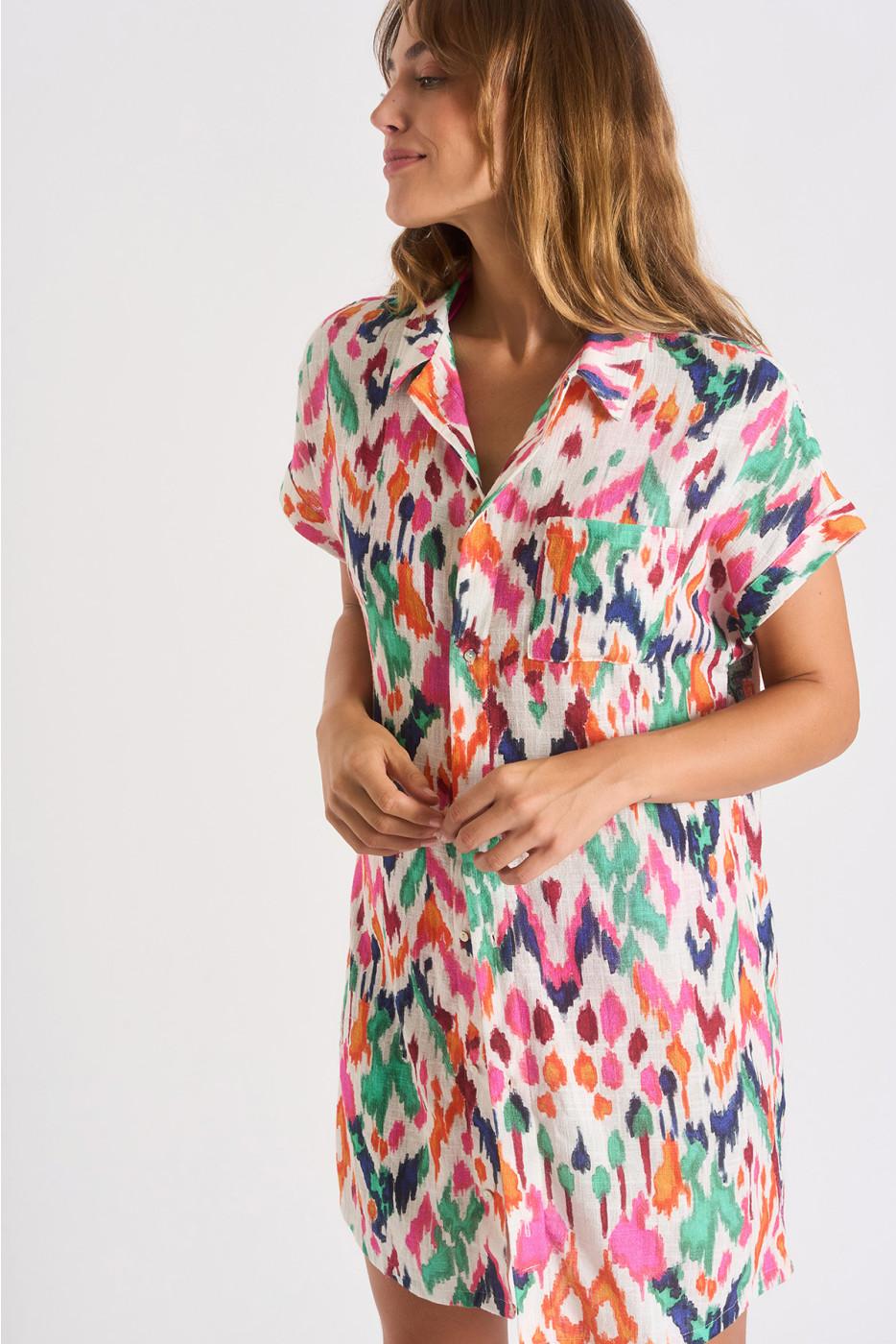 Livia Monte Carlo CHEMISE Multicolore PALACA COTMAKASSAR