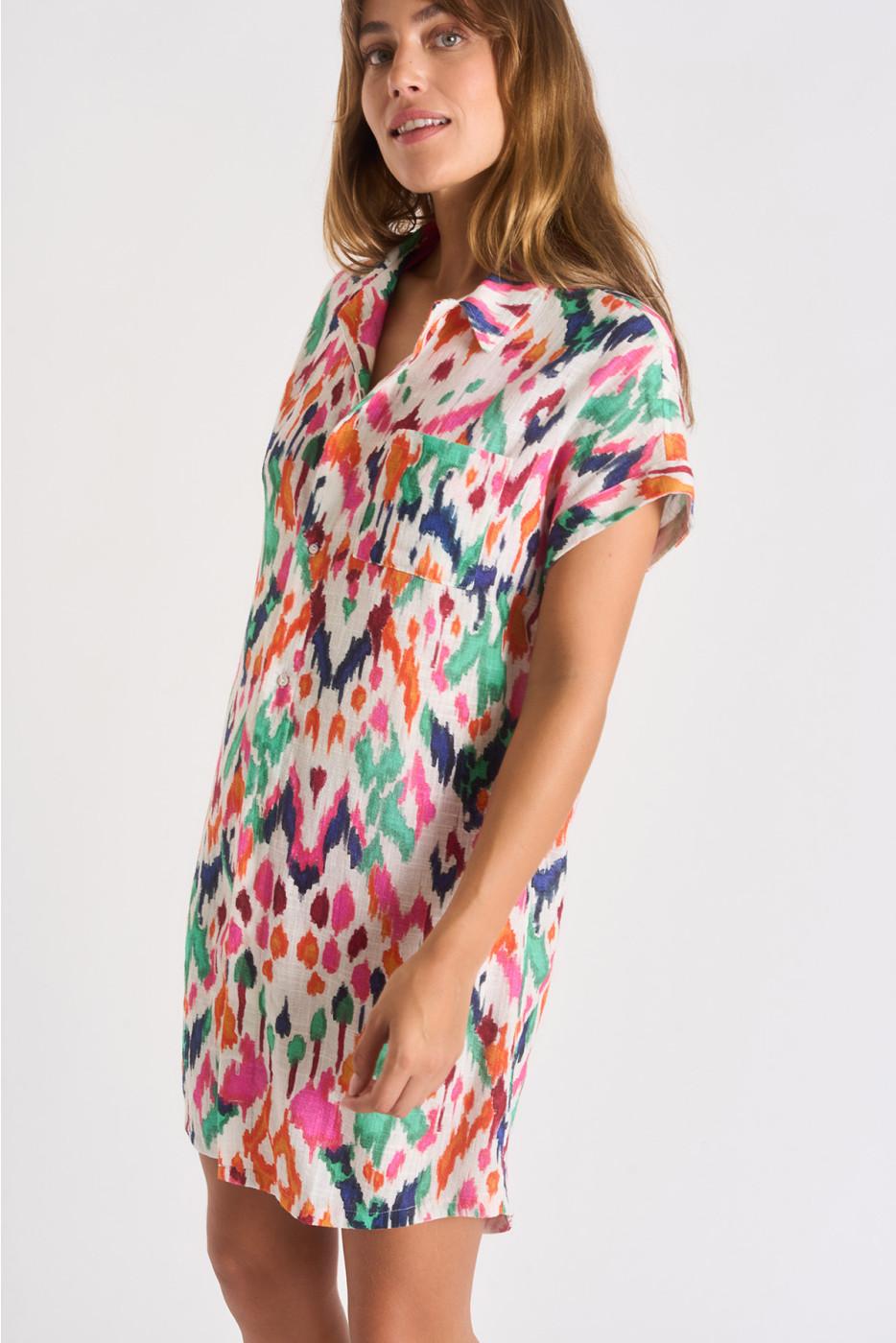 Livia Monte Carlo CHEMISE Multicolore PALACA COTMAKASSAR