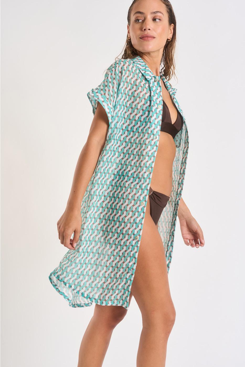 livia monte carlo CHEMISE Bleu PALACA CAMBURIVOIL