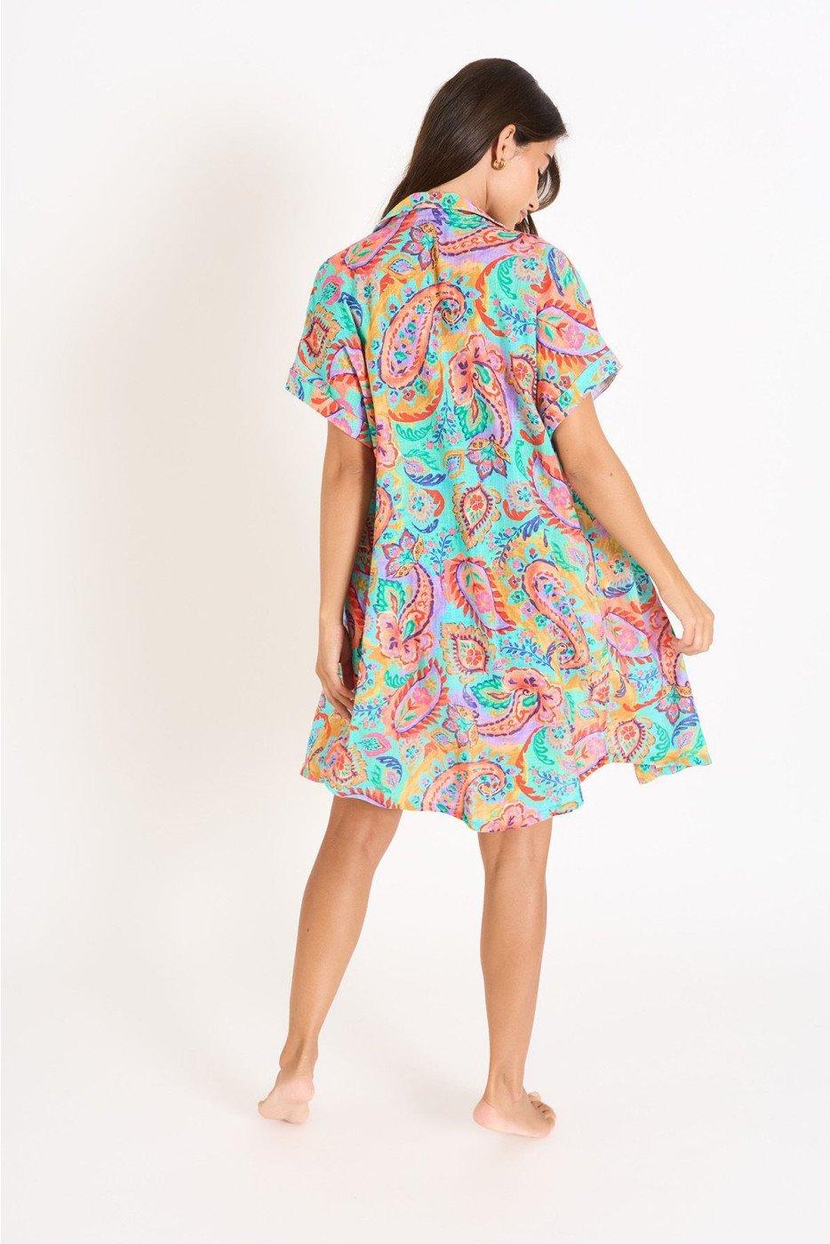 Livia Monte Carlo CHEMISE Bleu PALACA COTPRASLIN