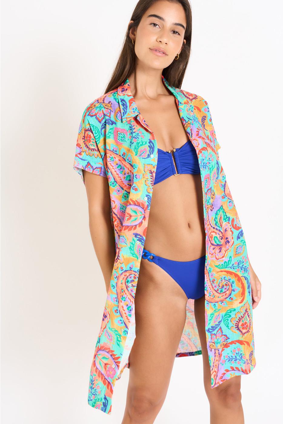 Livia Monte Carlo CHEMISE Bleu PALACA COTPRASLIN