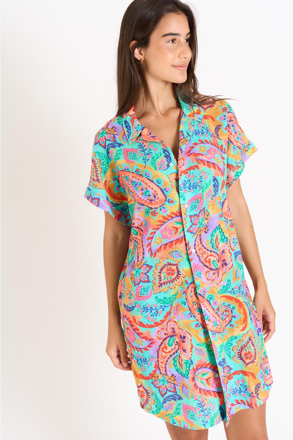 Livia Monte Carlo CHEMISE Bleu PALACA COTPRASLIN