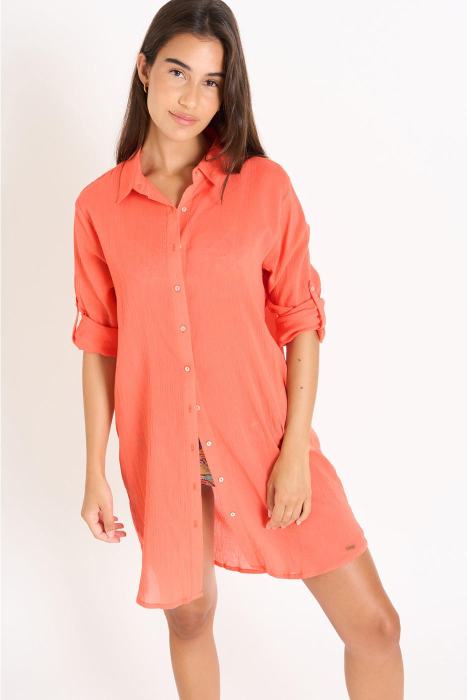 Livia Monte Carlo CHEMISE Orange NOLIE ANDROTT