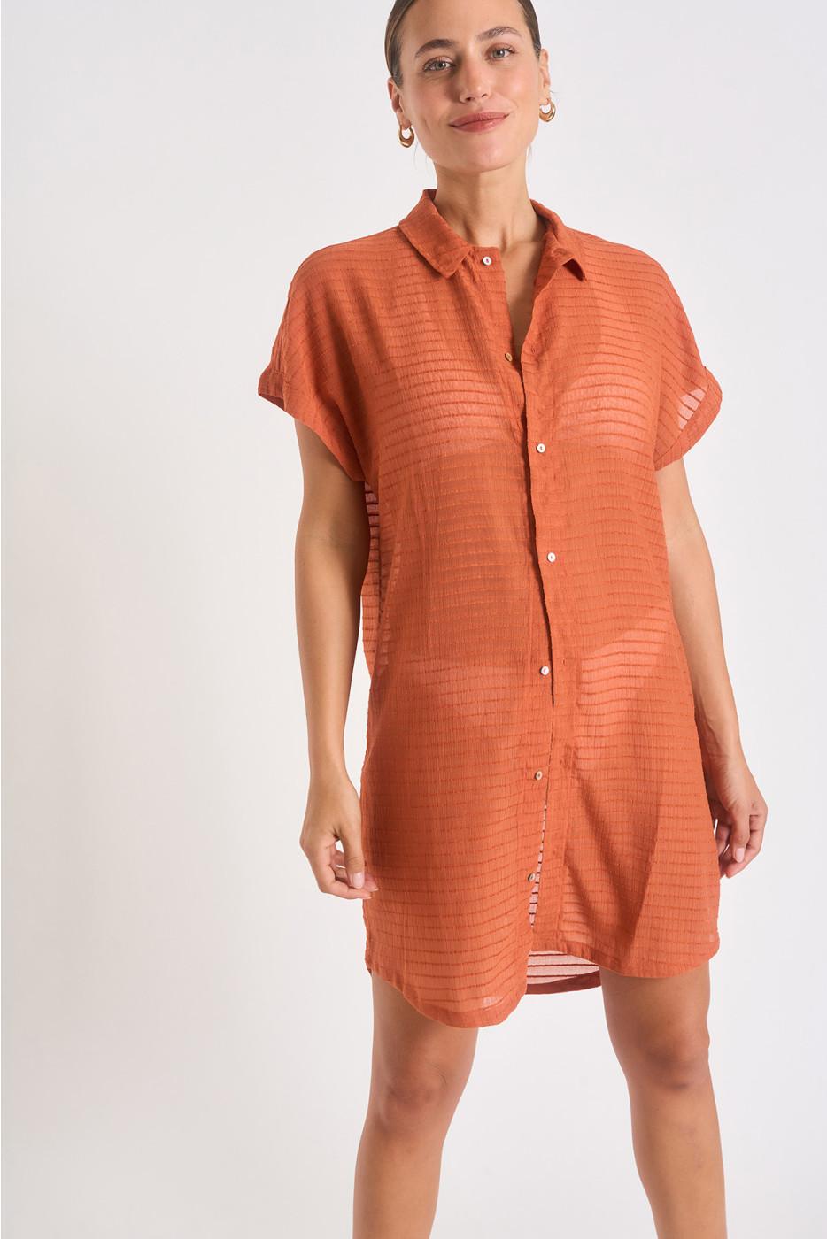 Livia Monte Carlo CHEMISE Orange PALACA SOLOBEACH