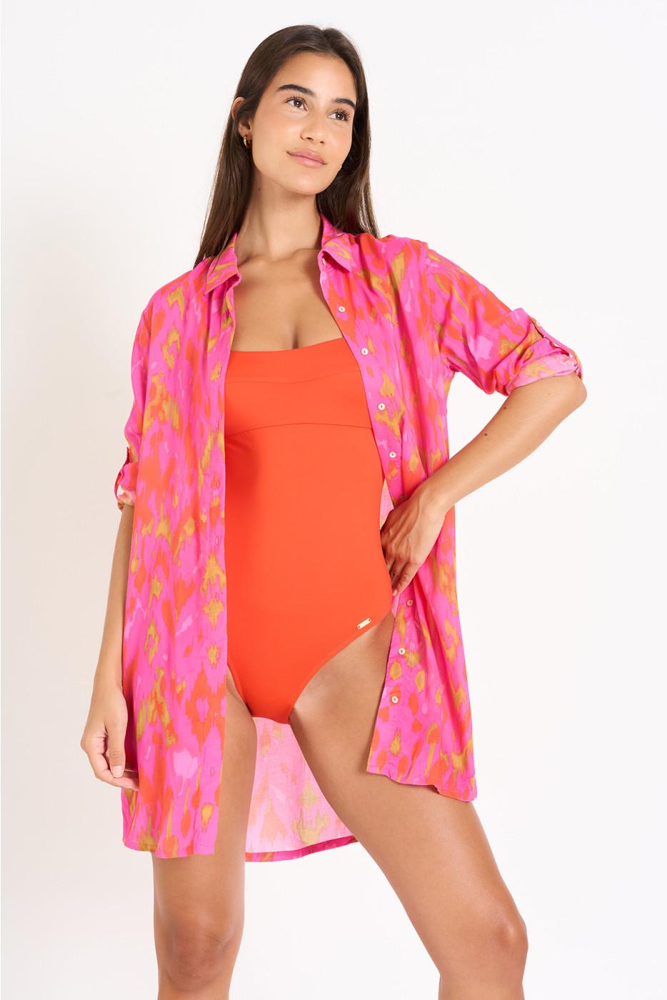 Livia Monte Carlo CHEMISE Rose NOLIE VOILINHACA