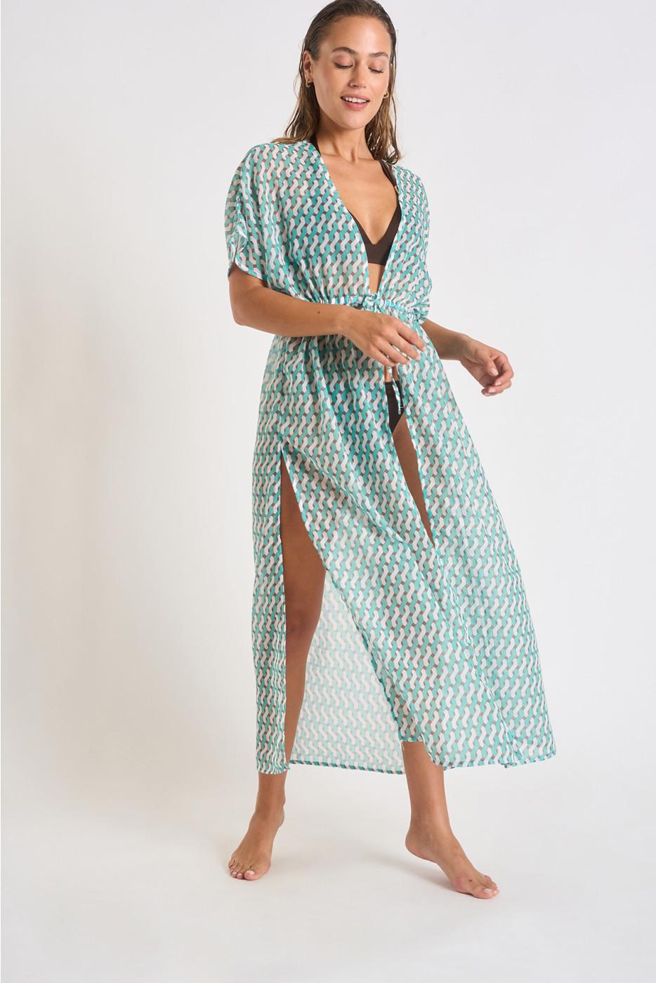 Livia Monte Carlo Robe Bleu LIZAE CAMBURIVOIL