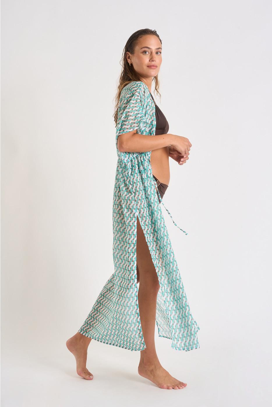 Livia Monte Carlo Robe Bleu LIZAE CAMBURIVOIL