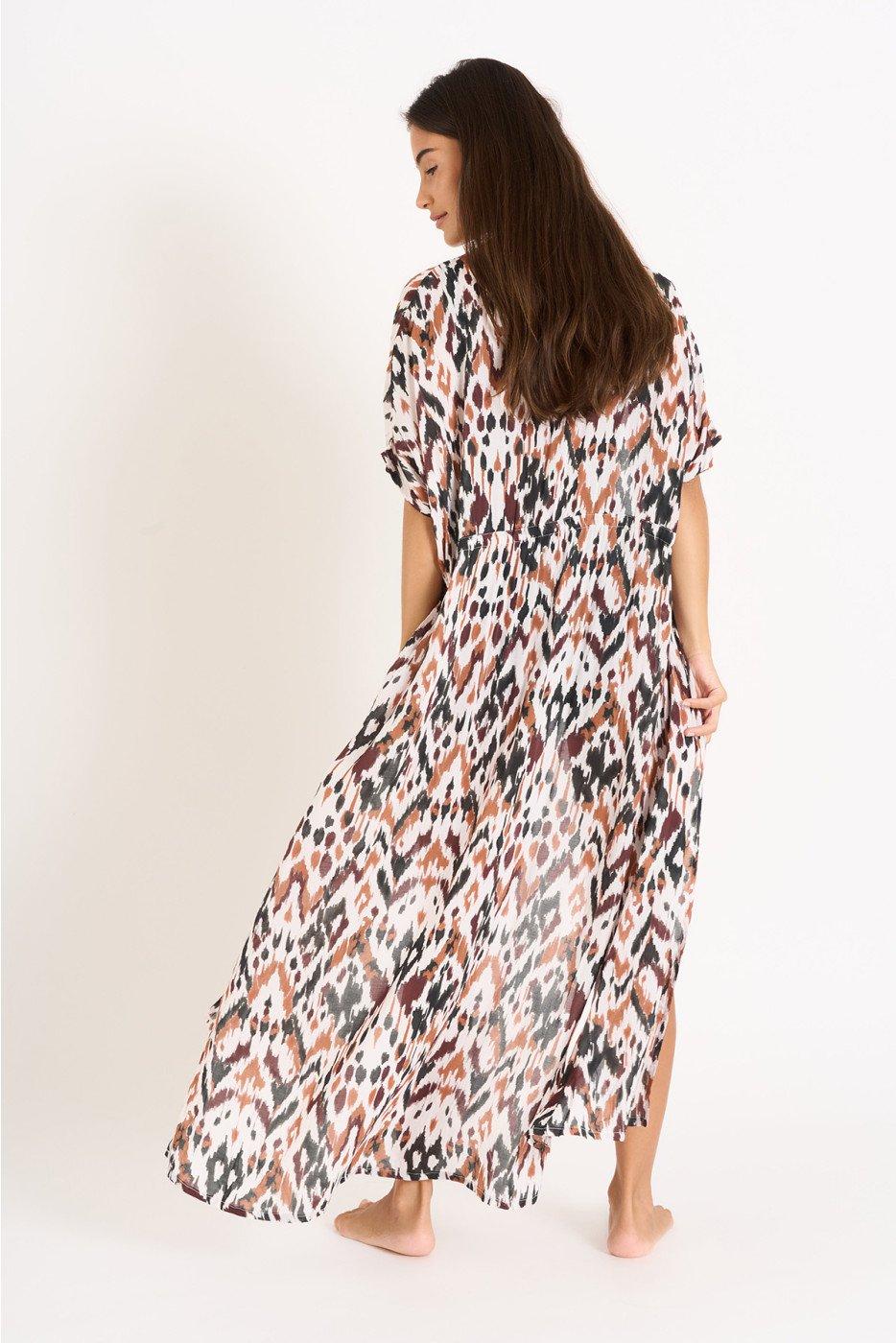 Livia Monte Carlo Robe Marron LIZAE VOILBANGKA