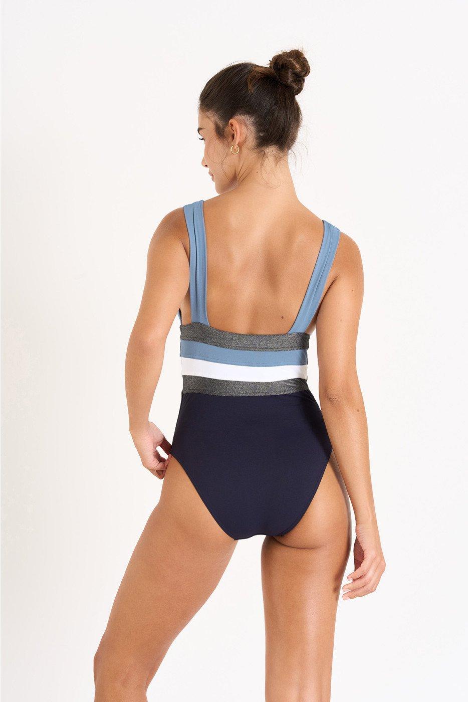 livia monte carlo MAILLOT 1 PIECE Bleu NICOLE TAMARINDO