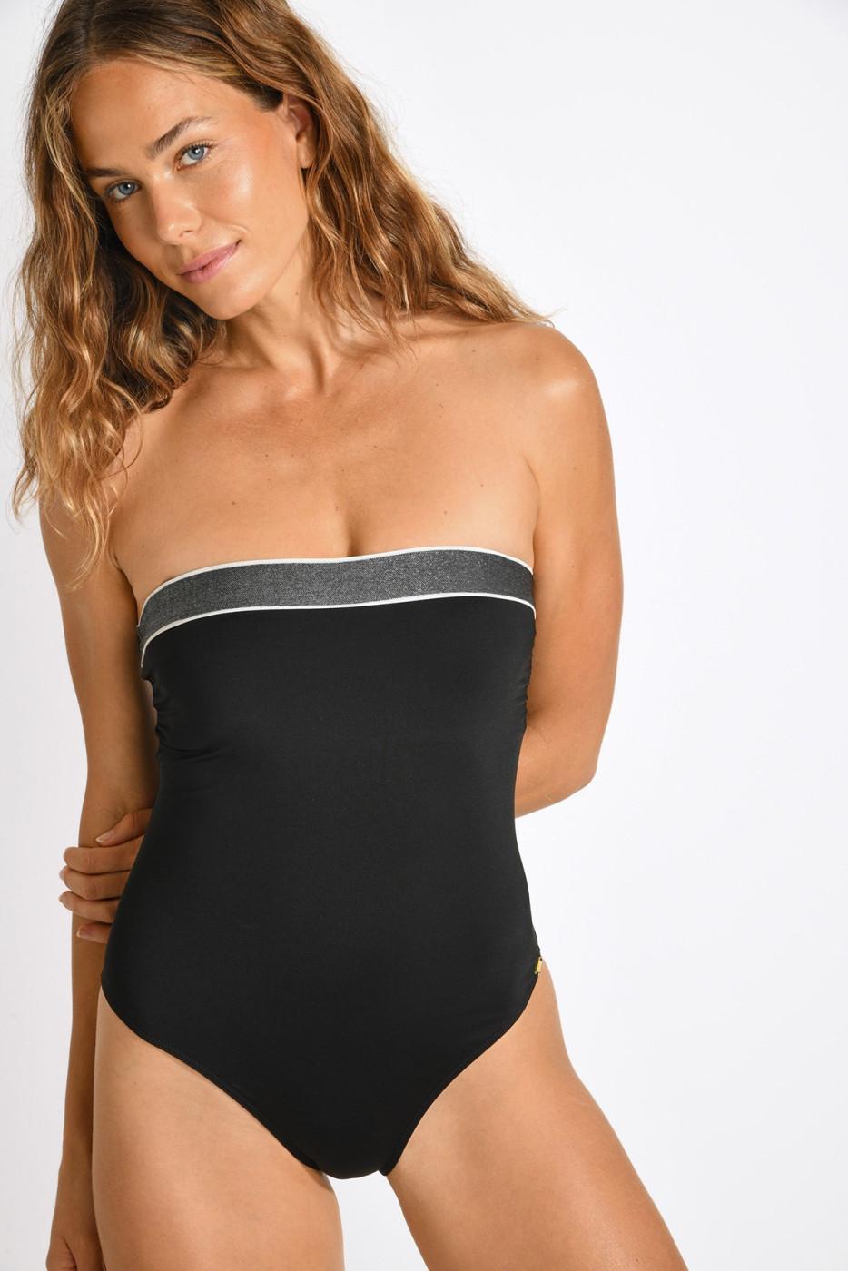 Livia Monte Carlo MAILLOT 1 PIECE Noir ACATIE NAXOS