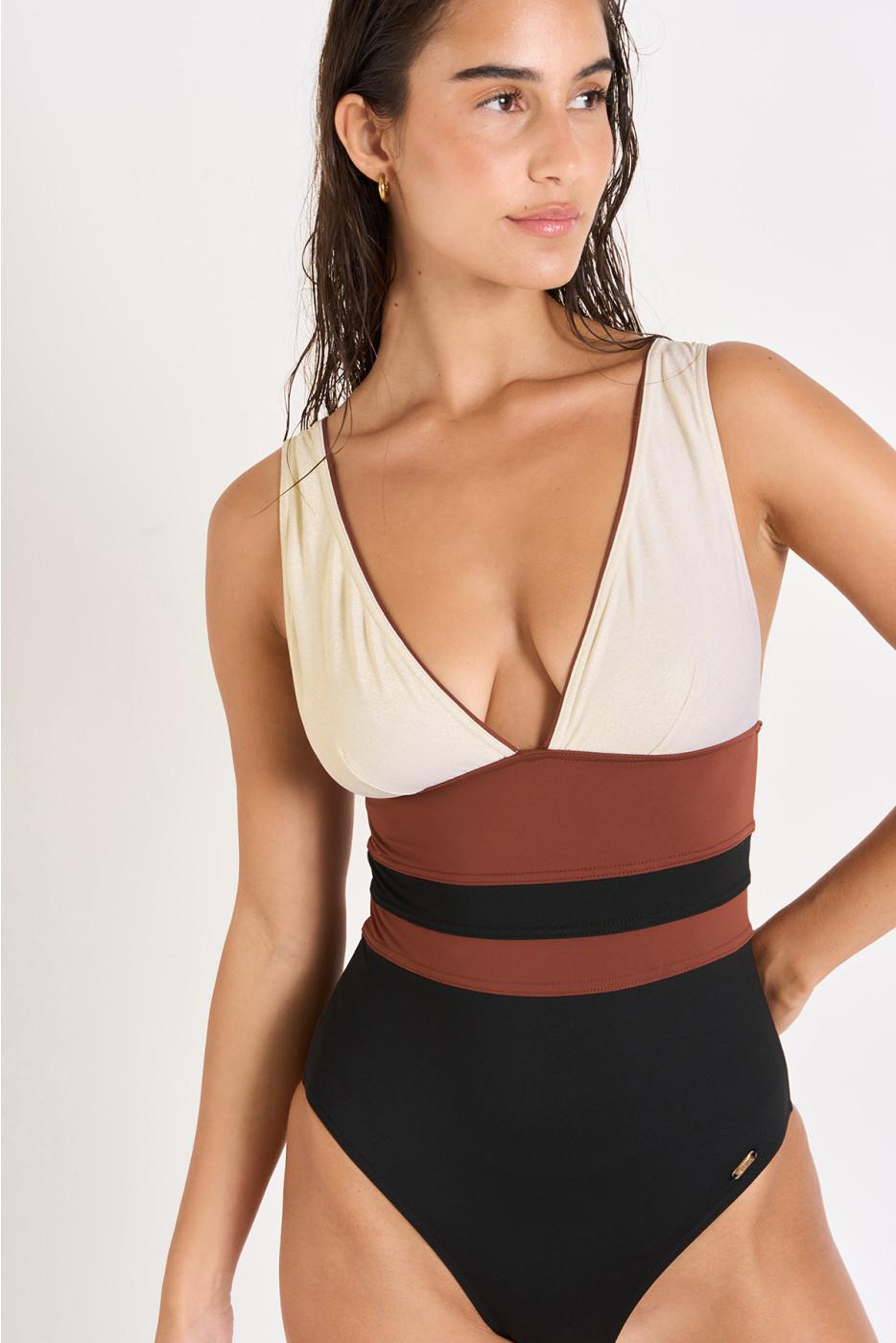 Livia Monte Carlo MAILLOT 1 PIECE Noir BERINE MASBATE