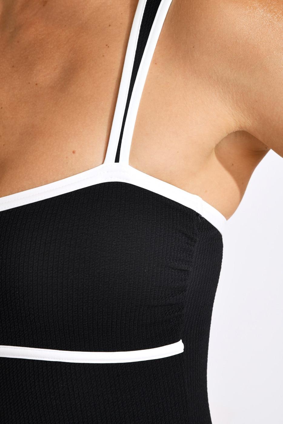 Livia Monte Carlo MAILLOT 1 PIECE Noir DELFINA MADRYN