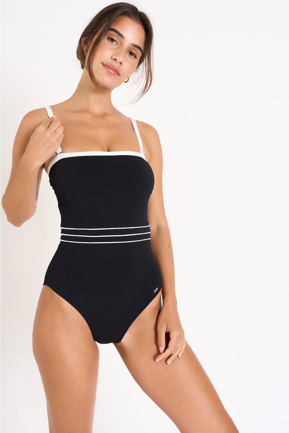 Livia Monte Carlo MAILLOT 1 PIECE Noir KIRANE PAIMPOL