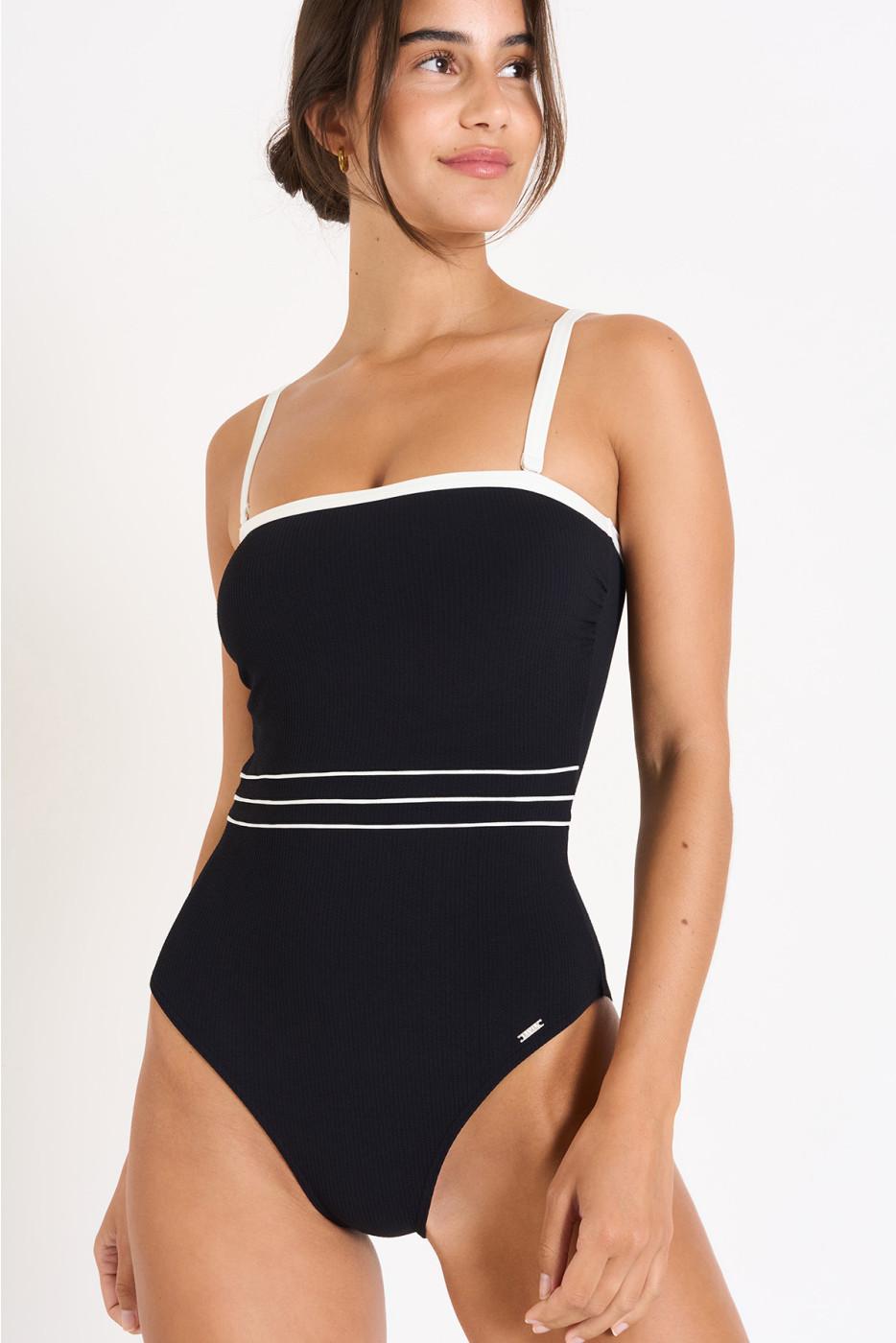 Livia Monte Carlo MAILLOT 1 PIECE Noir KIRANE PAIMPOL