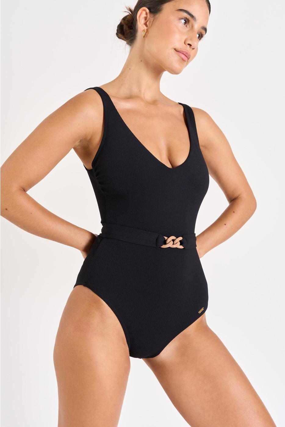 Livia Monte Carlo MAILLOT 1 PIECE Noir MANDINI BREHAT