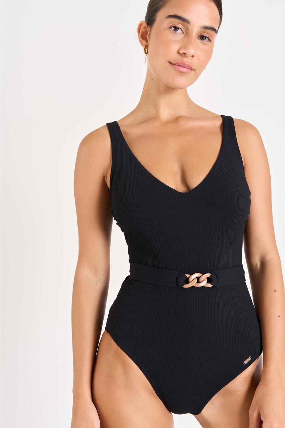 Livia Monte Carlo MAILLOT 1 PIECE Noir MANDINI BREHAT