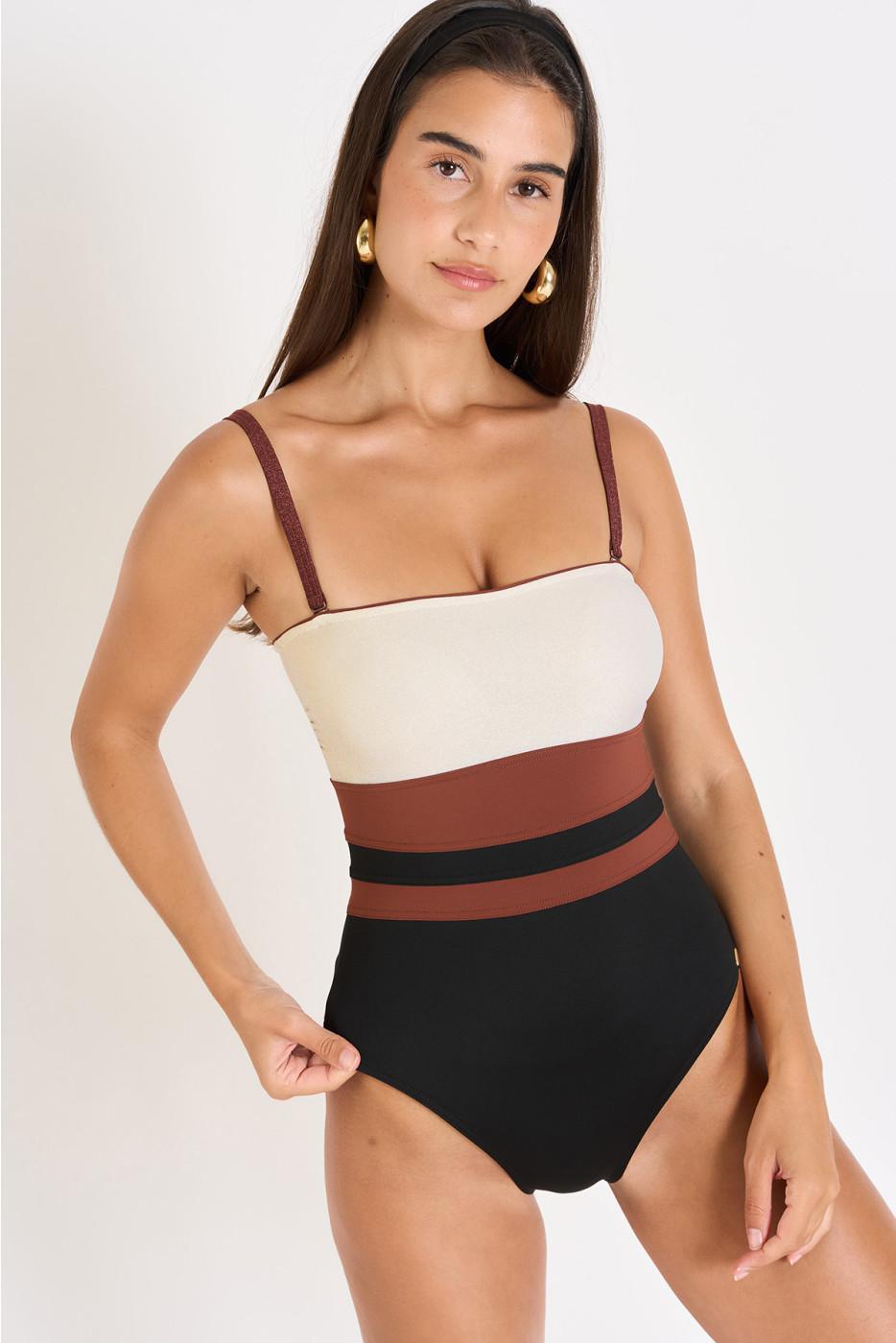 Livia Monte Carlo MAILLOT 1 PIECE Noir MILENA MASBATE