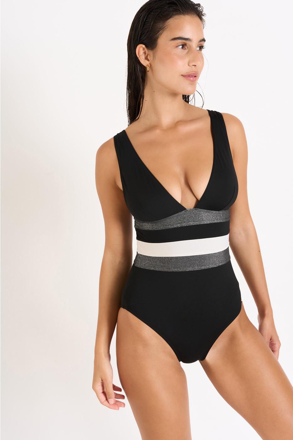 Livia Monte Carlo MAILLOT 1 PIECE Noir NICOLE NAXOS
