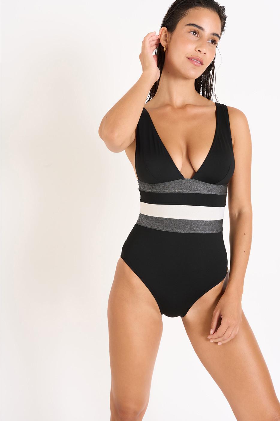 Livia Monte Carlo MAILLOT 1 PIECE Noir NICOLE NAXOS