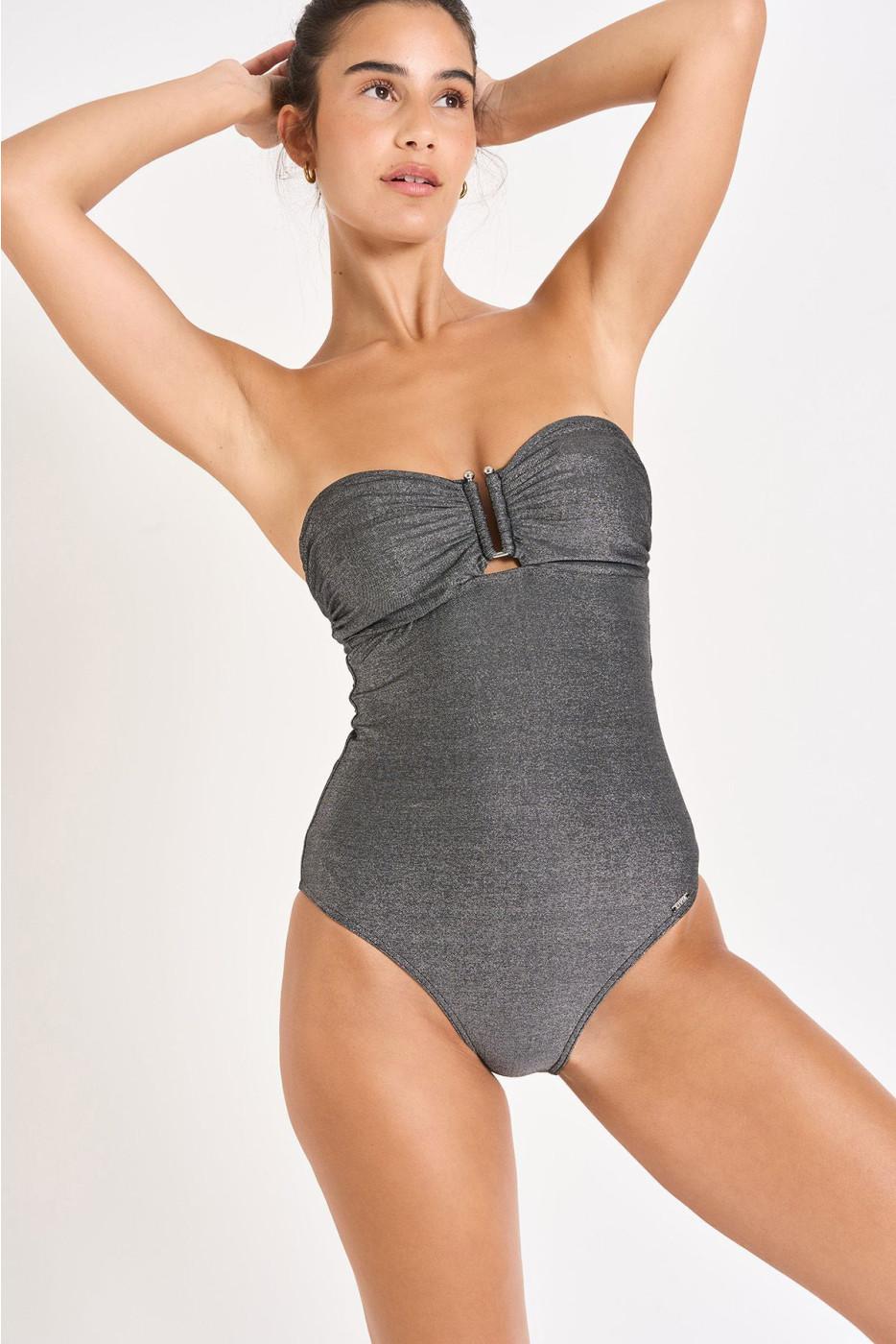 livia monte carlo MAILLOT 1 PIECE Noir THERESA ADAMAN