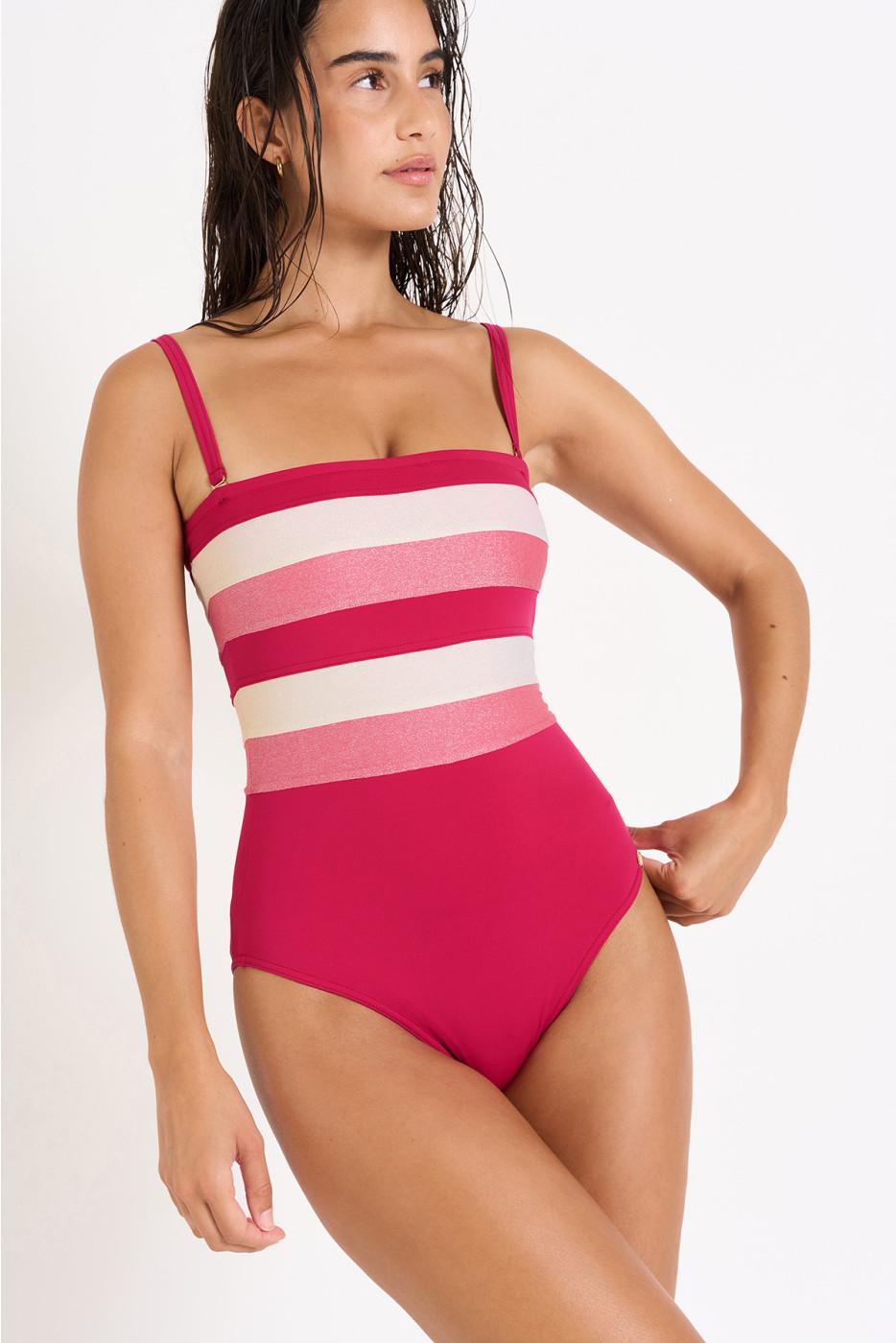 Livia Monte Carlo MAILLOT 1 PIECE Rose LEONIE NAXOS