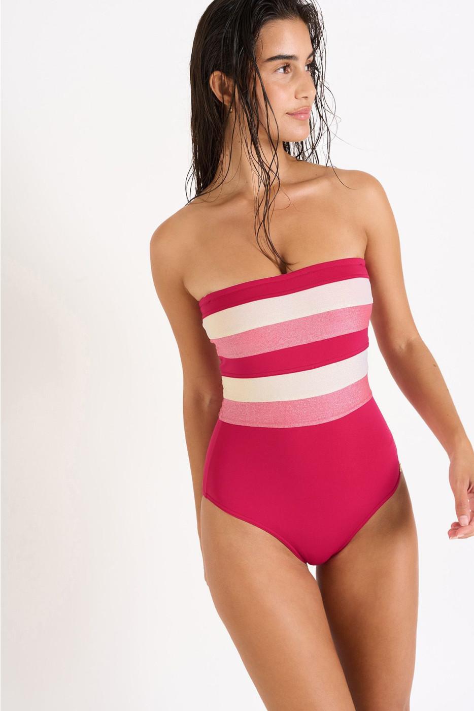 livia monte carlo MAILLOT 1 PIECE Rose LEONIE NAXOS